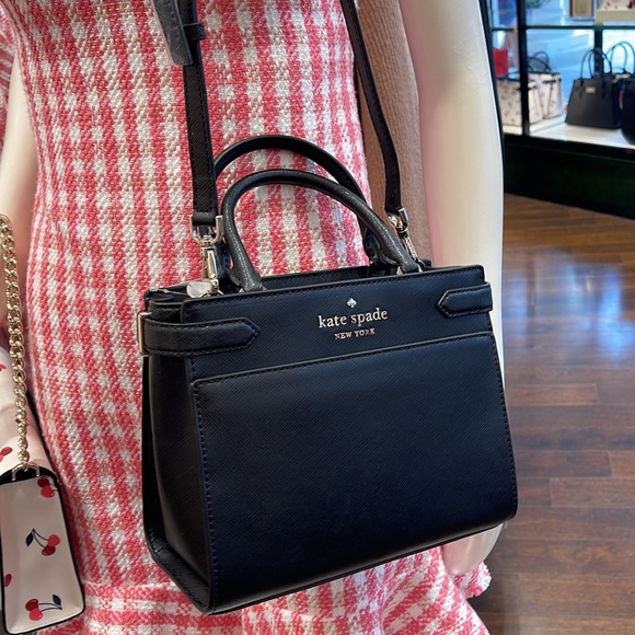 Kate Spade Staci Small Satchel Black Color - Picture 13 of 16